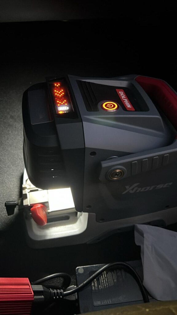 Auto locksmith key cutting machine in St. Johns, FL